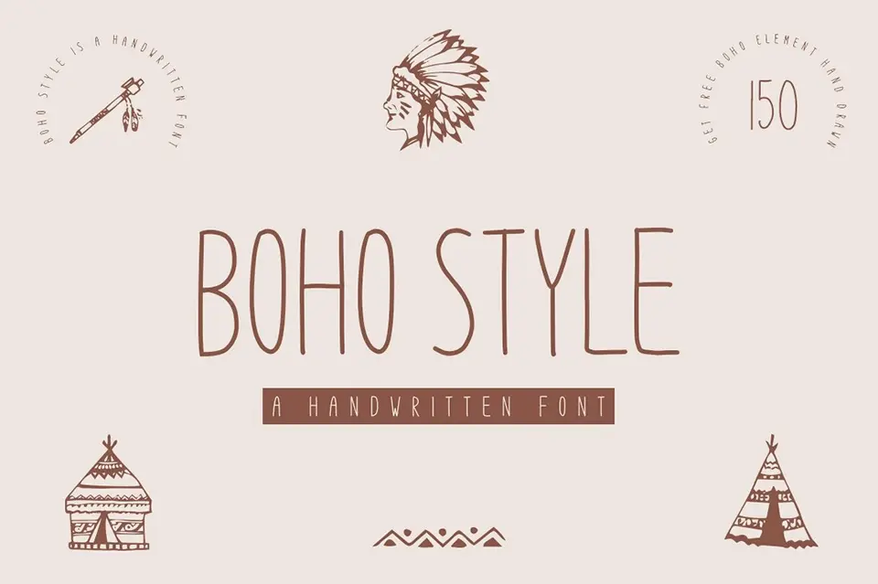 Boho Style Font