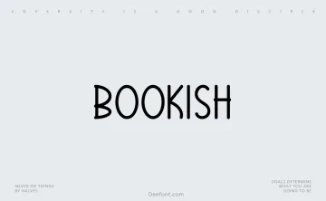 Bookish Font