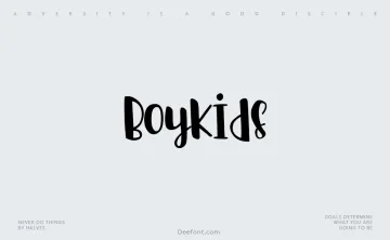 Boykids Font