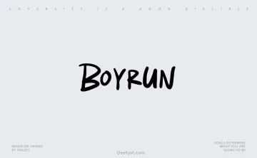 Boyrun Font