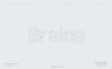Brains Font
