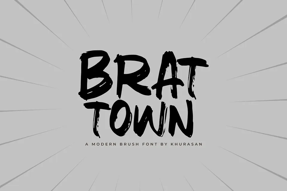 Brat Town Font