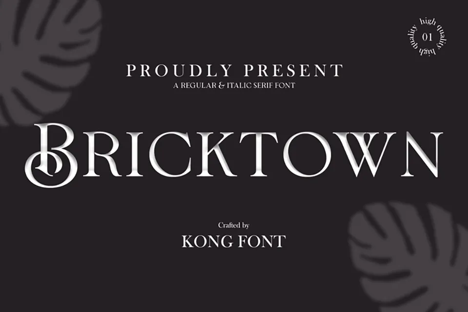 Bricktown Font