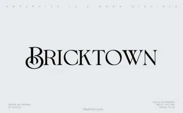 Bricktown Font