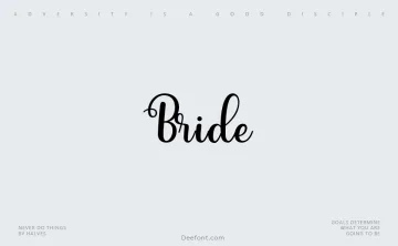 Bride Font