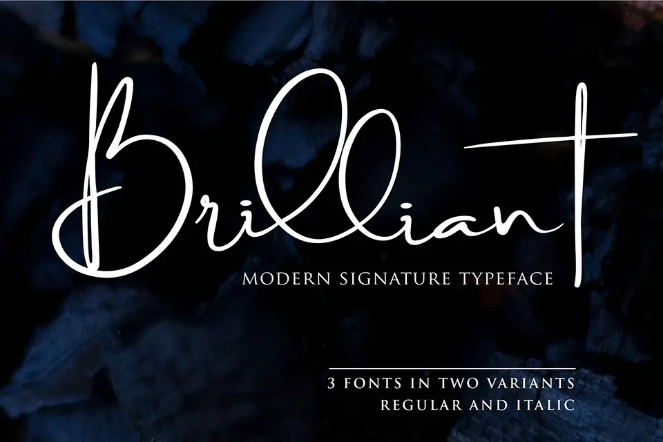 Brilliant Signature Font