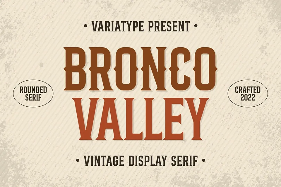 Bronco Font