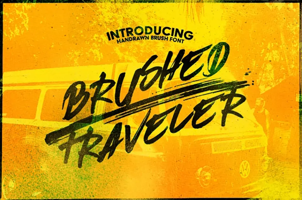 Brushed Traveler Font
