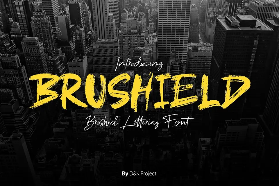 Brushield Font