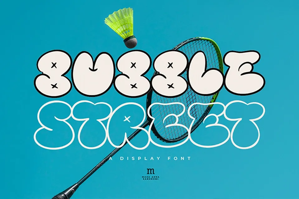 Bubble Street Font