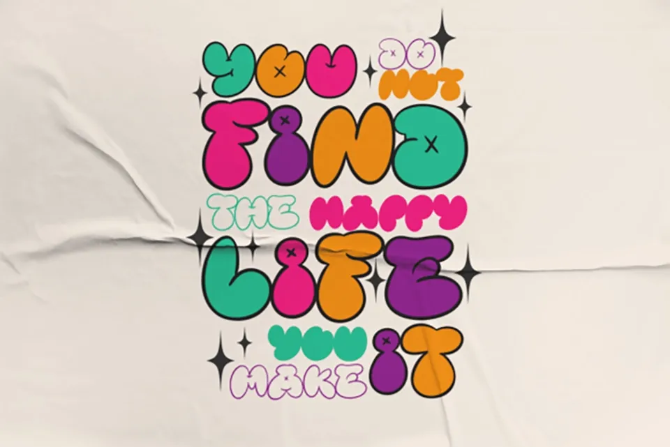 Bubble Street Font