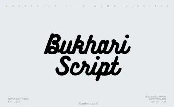 Bukhari Script Font