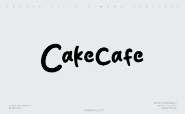 Cakecafe Font