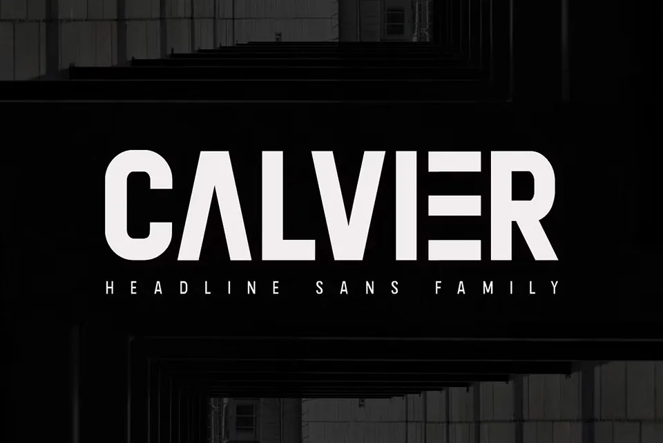 Calvier Font