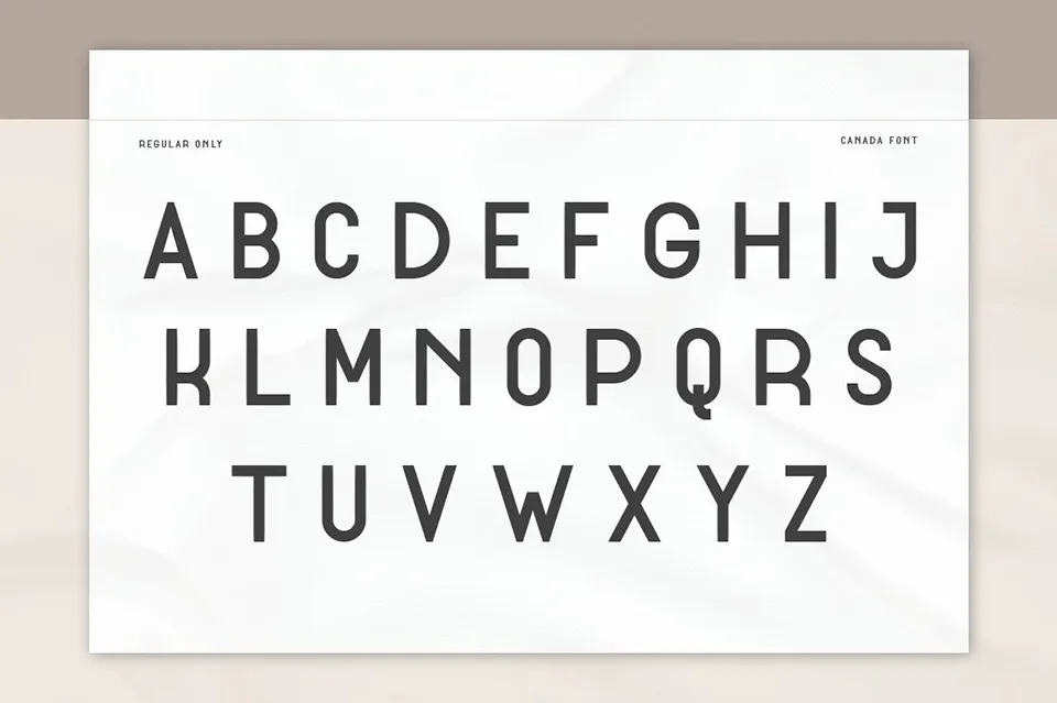 Canada Font