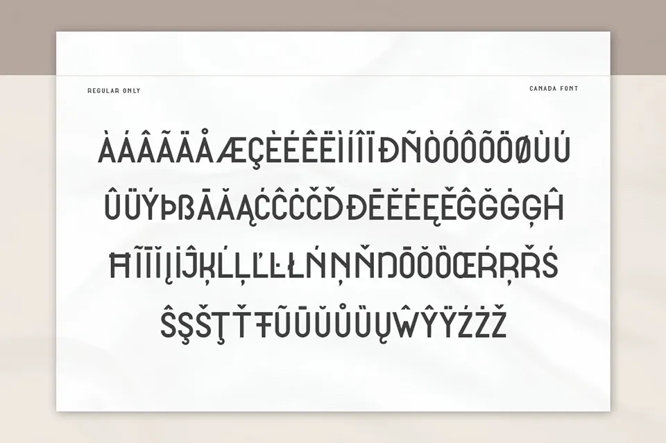 Canada Font