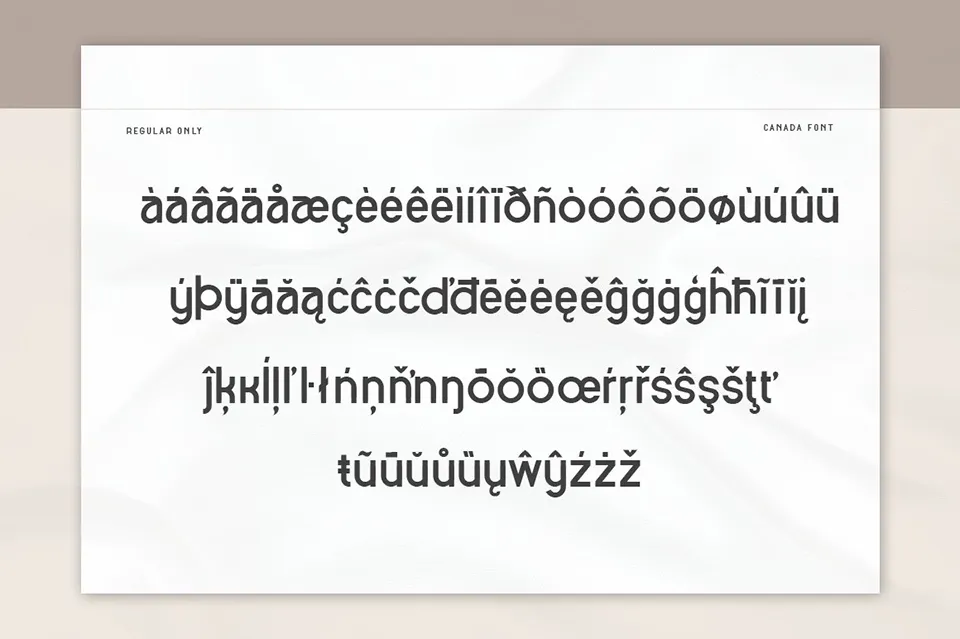 Canada Font