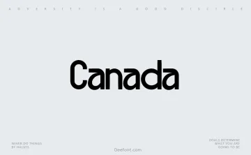 Canada Font