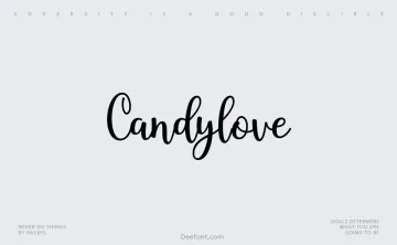 Candylove Font