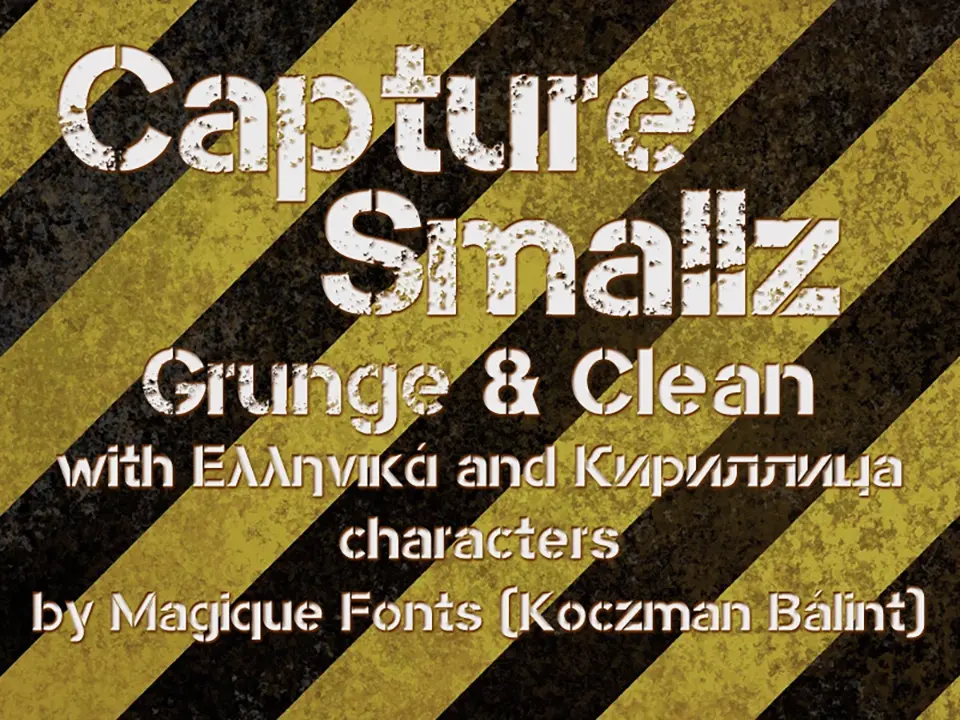 Capture Smallz Font