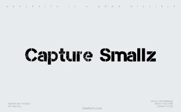 Capture Smallz Font