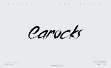 Carocks Font