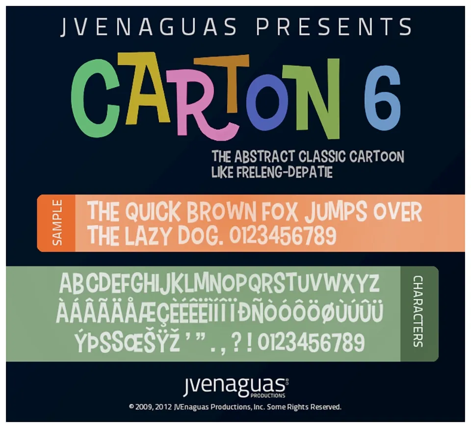 Cartonsix NC Font