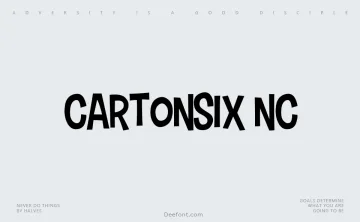Cartonsix NC Font