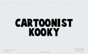 Cartoonist Kooky Font