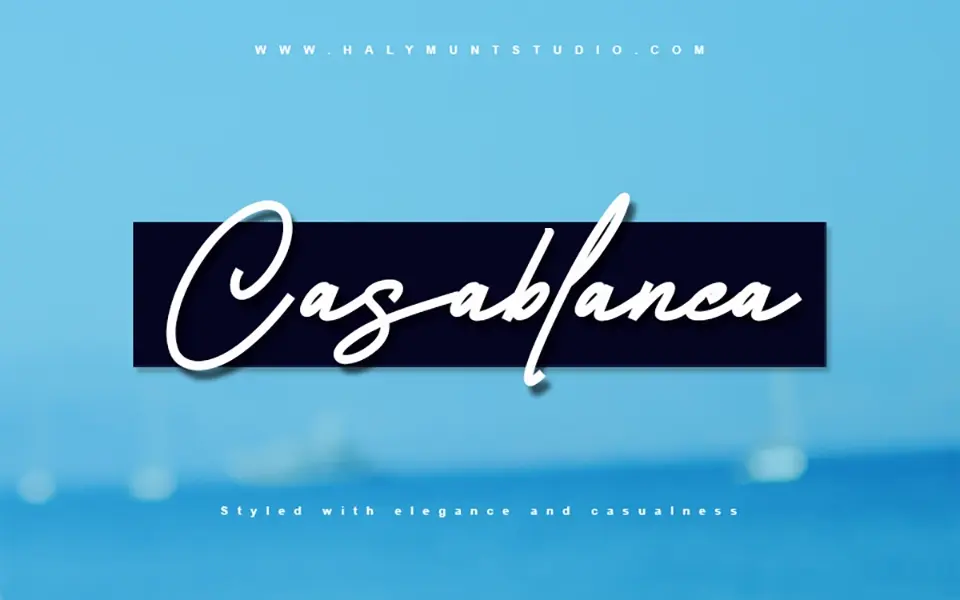 Casablanca Font