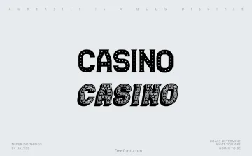 Casino Font