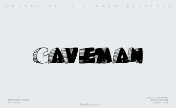Caveman Font