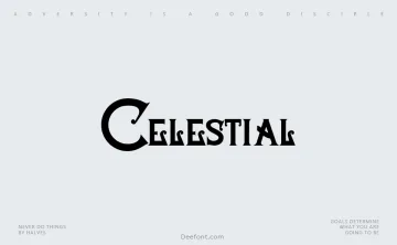Celestial Font