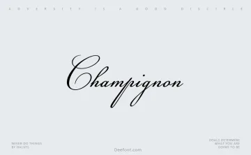 Champignon Font