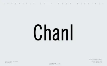 Chanl Font