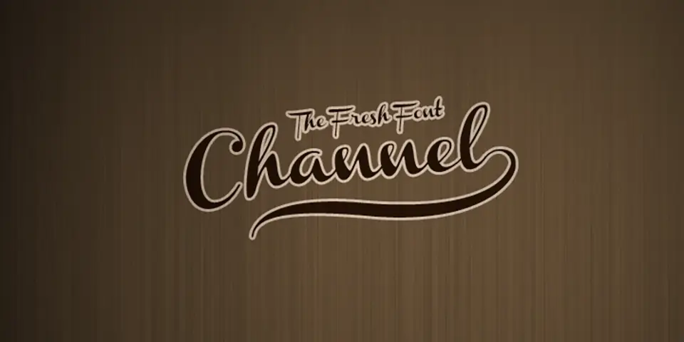 Channel Font