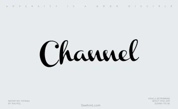 Channel Font