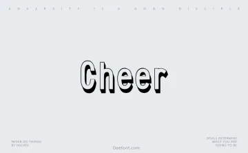 Cheer Font