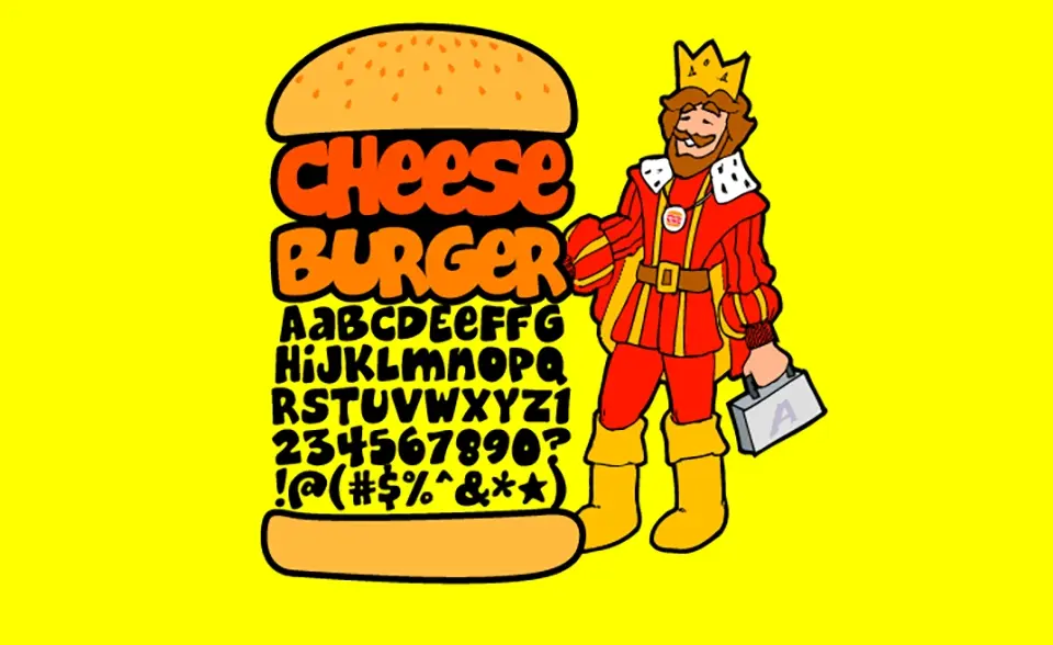 Cheeseburger Font