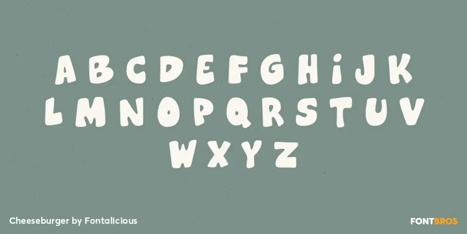 Cheeseburger Font