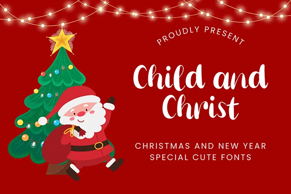 Child and Christ Font