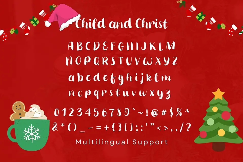 Child and Christ Font