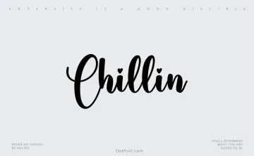 Chillin Font