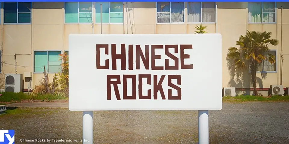 Chinese Rocks Font