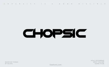 Chopsic Font