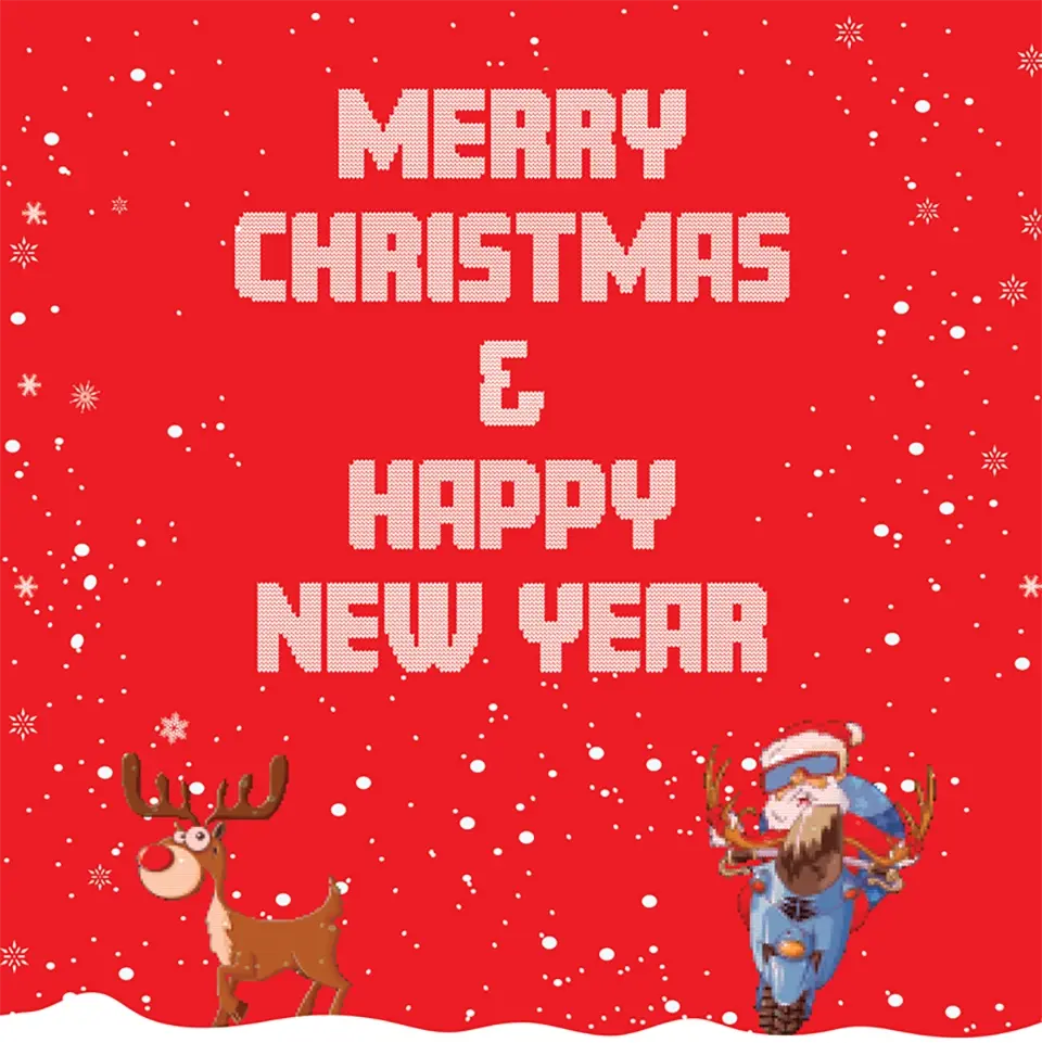 Christmas Knitted Font