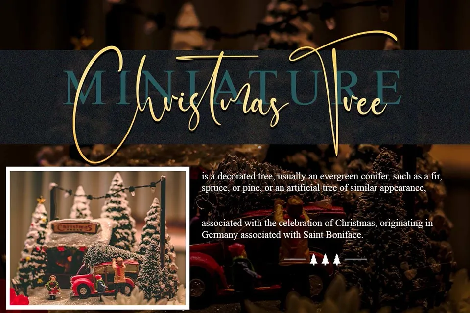 Christmas Sunday Font