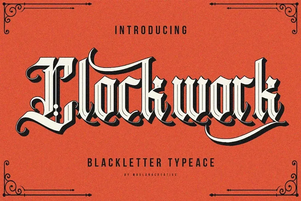 Clockwork Font
