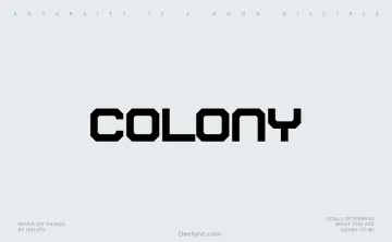 Colony Font