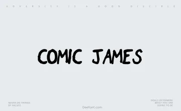 Comic James Font